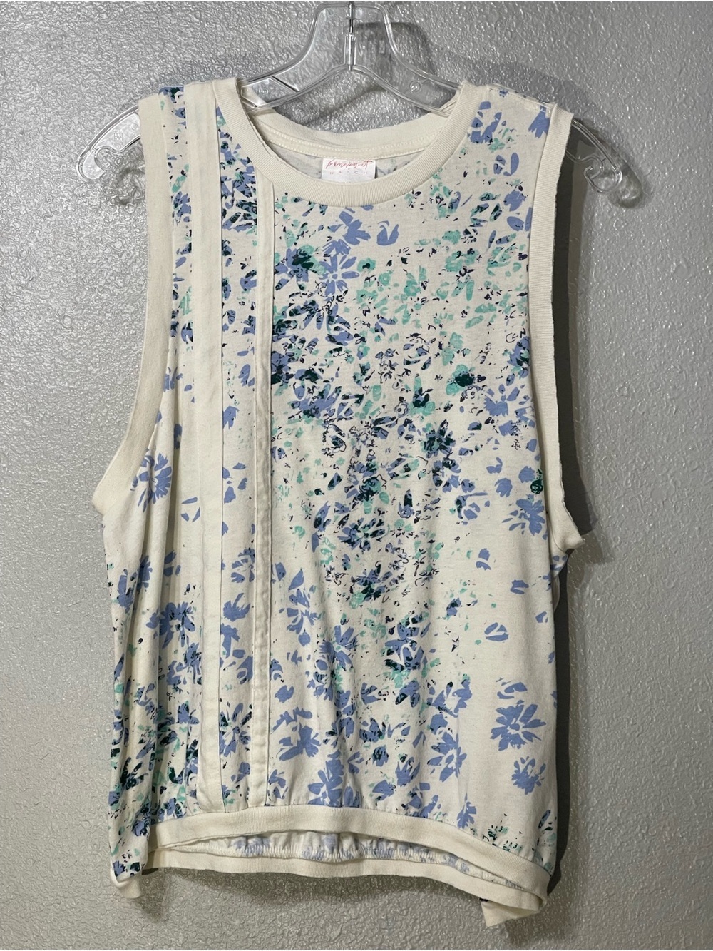 Free People Movement x Hatch Printed Maternity Love Tank - Size S - Picture 2 of 4